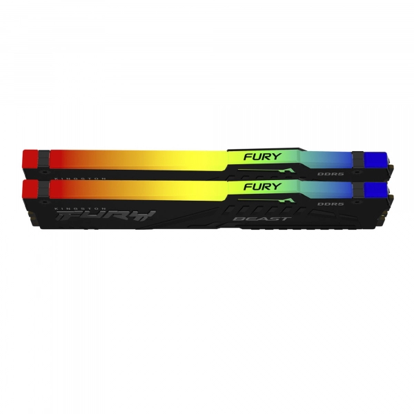 Купить Модуль памяти Kingston FURY Beast RGB DDR5-5200 16GB KIT (2x8GB) (KF552C40BBAK2-16) - фото 2