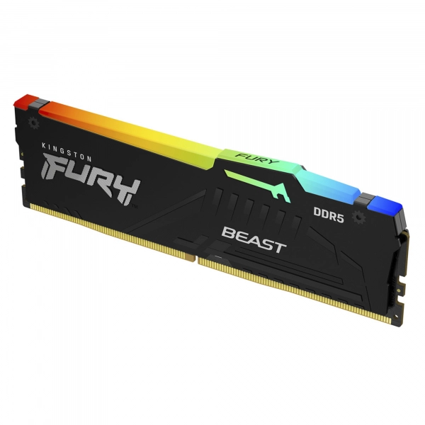 Купить Модуль памяти Kingston FURY Beast RGB DDR5-6000 16GB (KF560C40BBA-16) - фото 1