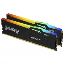 Купить Модуль памяти Kingston FURY Beast RGB AM5 DDR5-5200 32GB KIT (2x16GB) (KF552C36BBEAK2-32) - фото 1