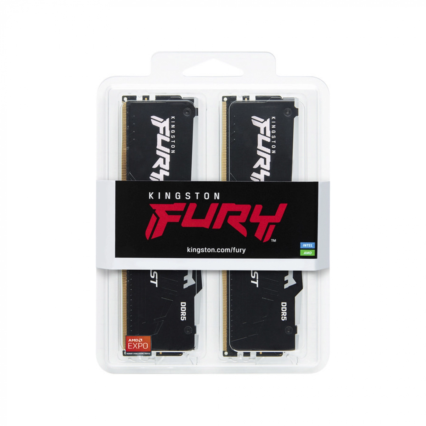 Купить Модуль памяти Kingston FURY Beast RGB AM5 DDR5-5200 32GB KIT (2x16GB) (KF552C36BBEAK2-32) - фото 6