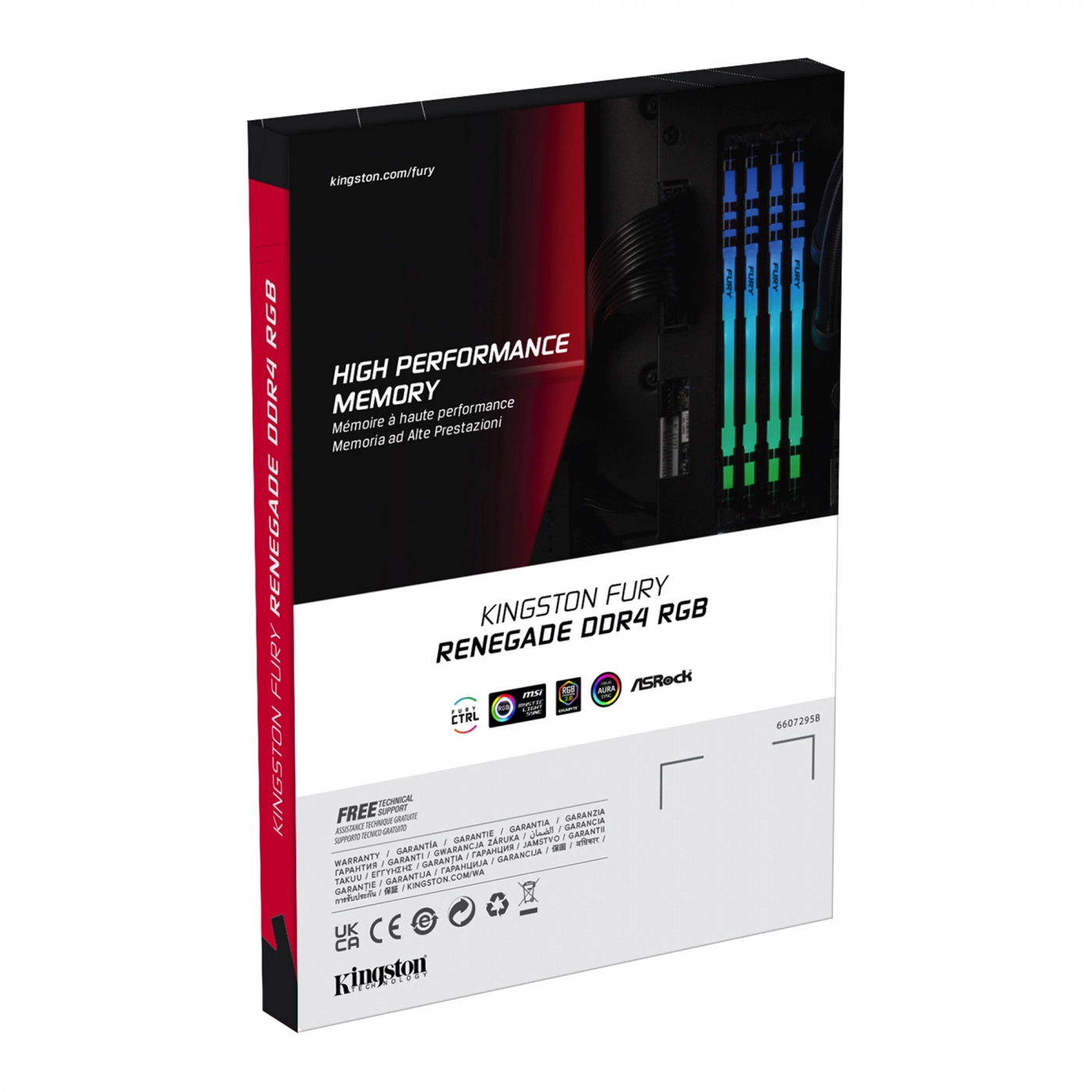Купити Модуль пам'яті Kingston FURY Renegade RGB DDR4-3200 64GB KIT (2x32GB) (KF432C16RBAK2/64) - фото 6