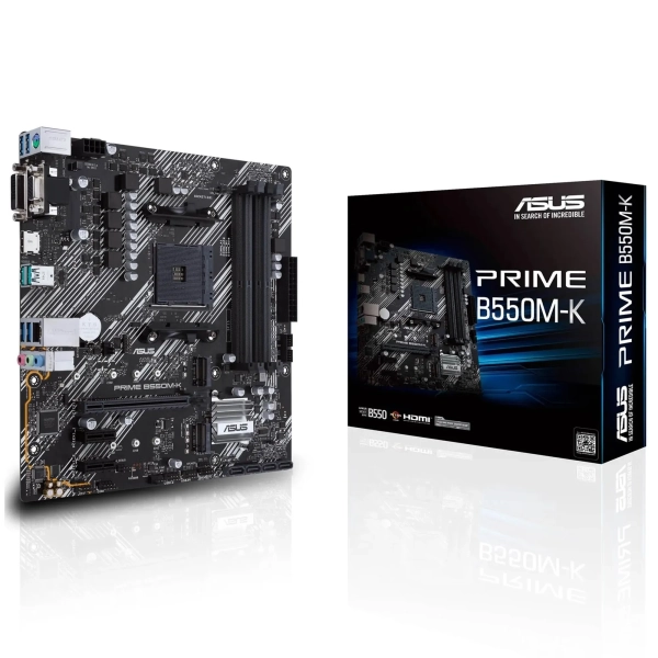 Купити Материнська плата ASUS PRIME B550M-K - фото 1