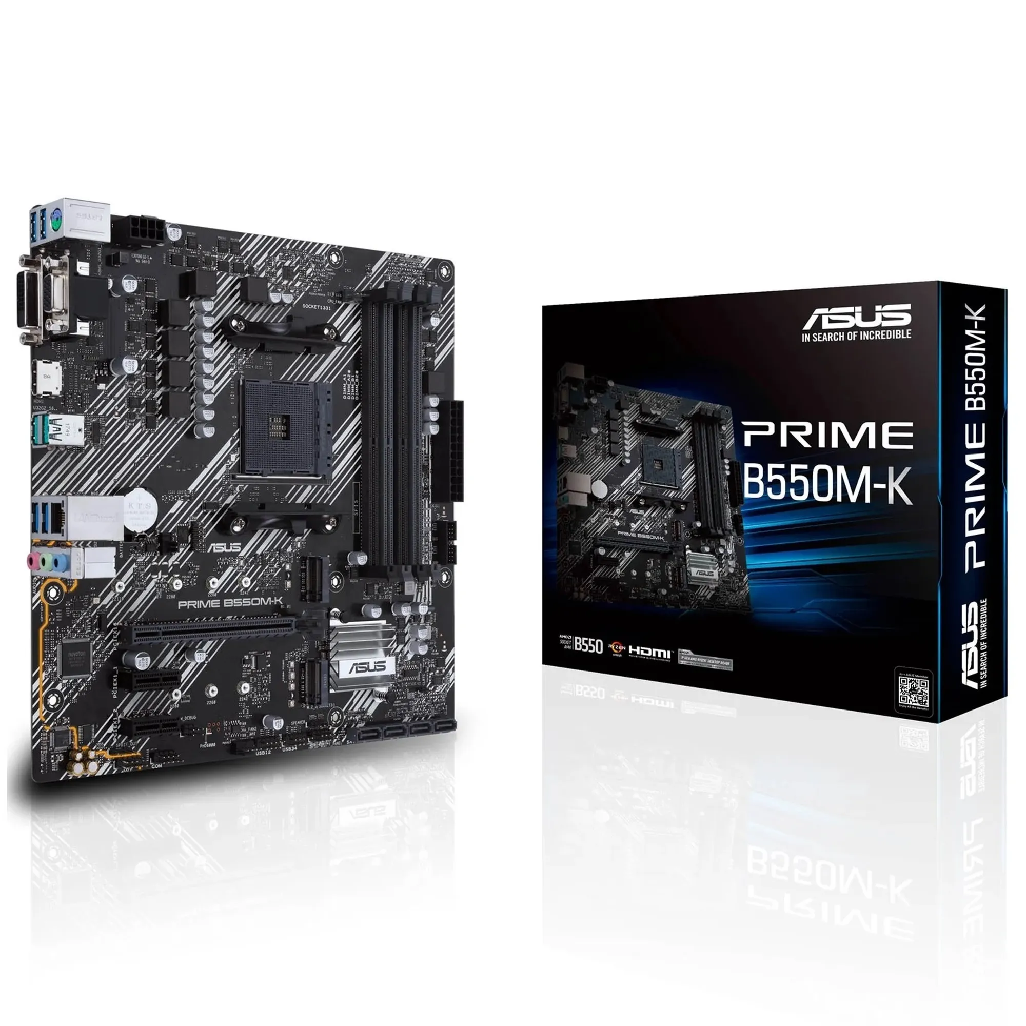 Купити Материнська плата ASUS PRIME B550M-K - фото 1