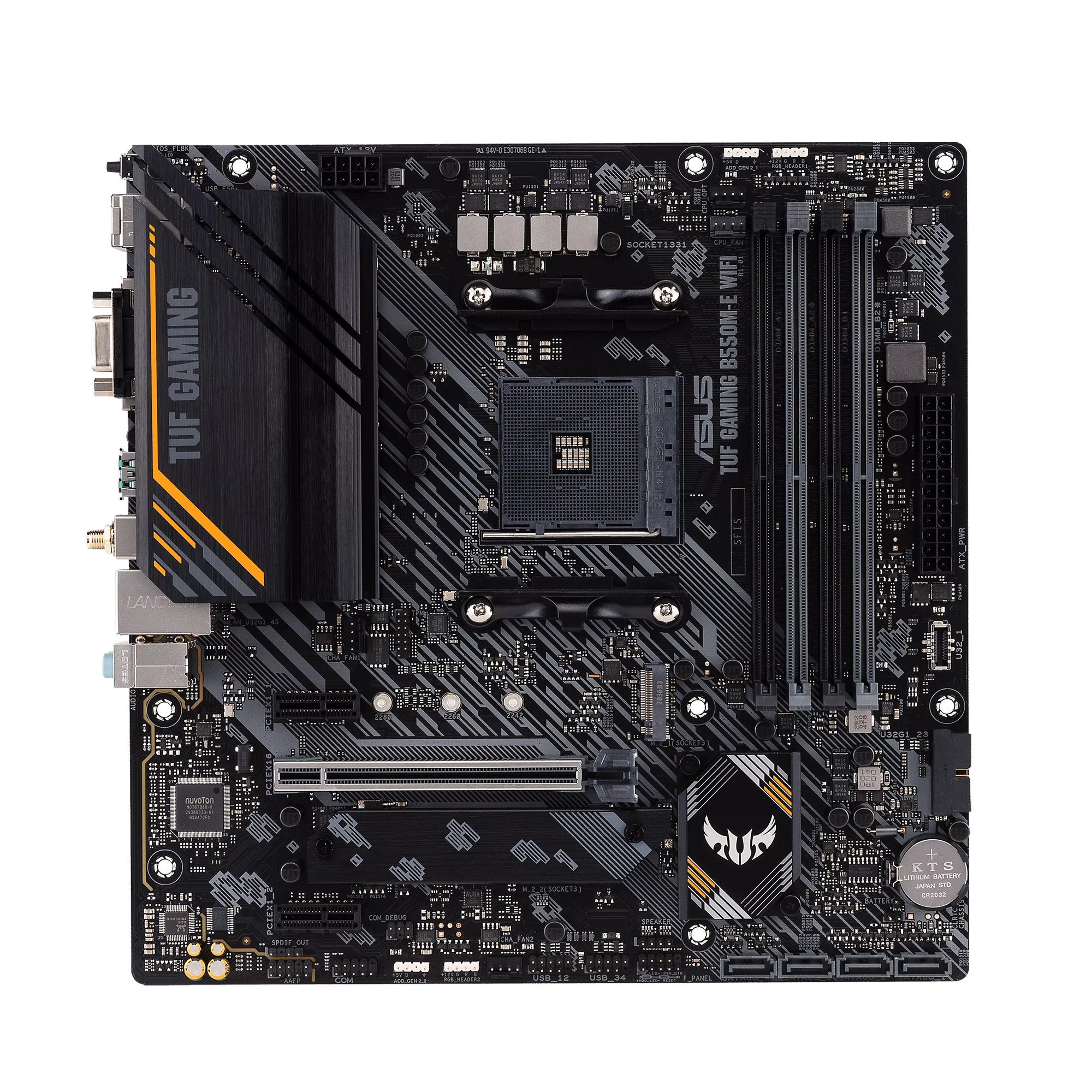 Купить Материнская плата ASUS TUF GAMING B550M-E WIFI - фото 2