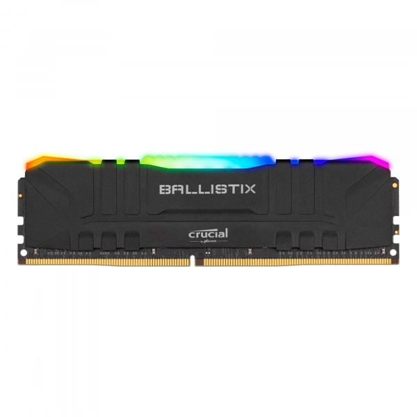 Купити Модуль пам'яті Micron Crucial Ballistix Black DDR4-3200 RGB 8GB (BL8G32C16U4BL) - фото 1
