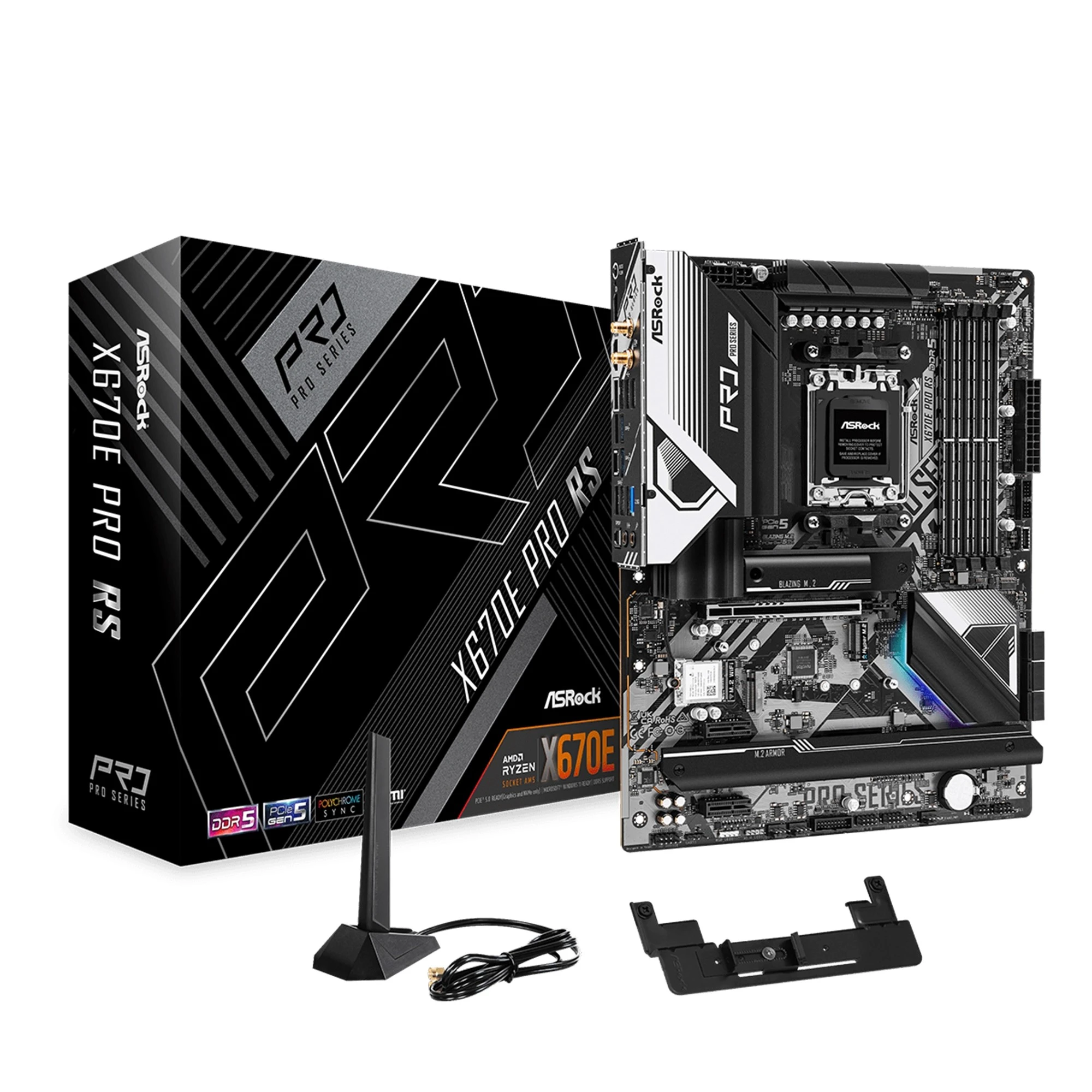 Купить Материнская плата ASRock X670E Pro RS - фото 1