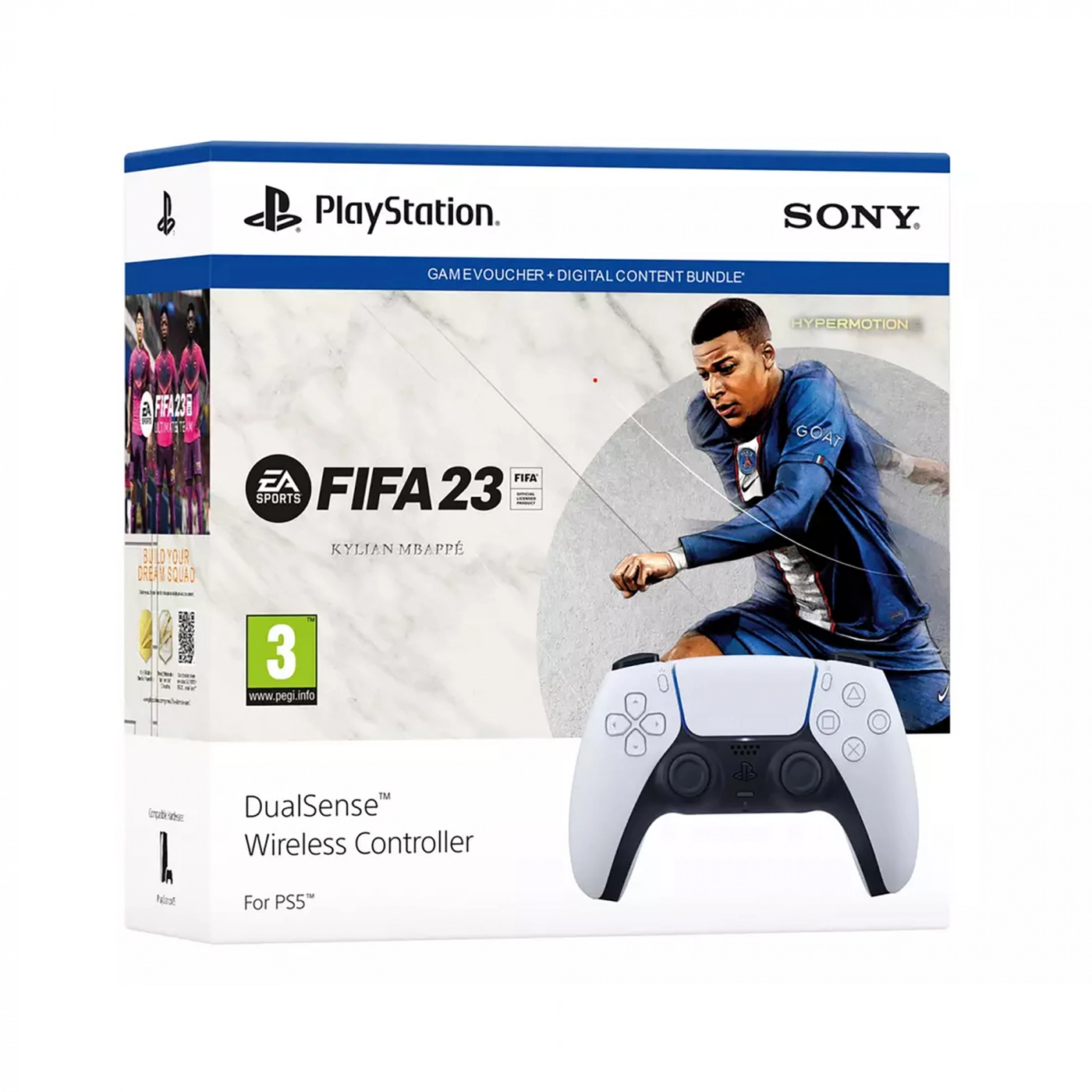 Купити Геймпад Sony PlayStation 5 DualSense White + FIFA23 - фото 7