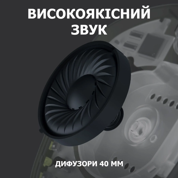 Купить Наушники Logitech G435 Lightspeed Wireless Gaming Headset Black - фото 3