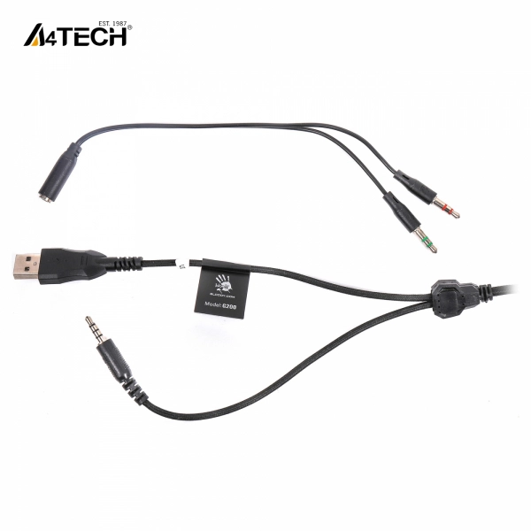 Купить Наушники A4Tech Bloody G200 Black/Red - фото 5