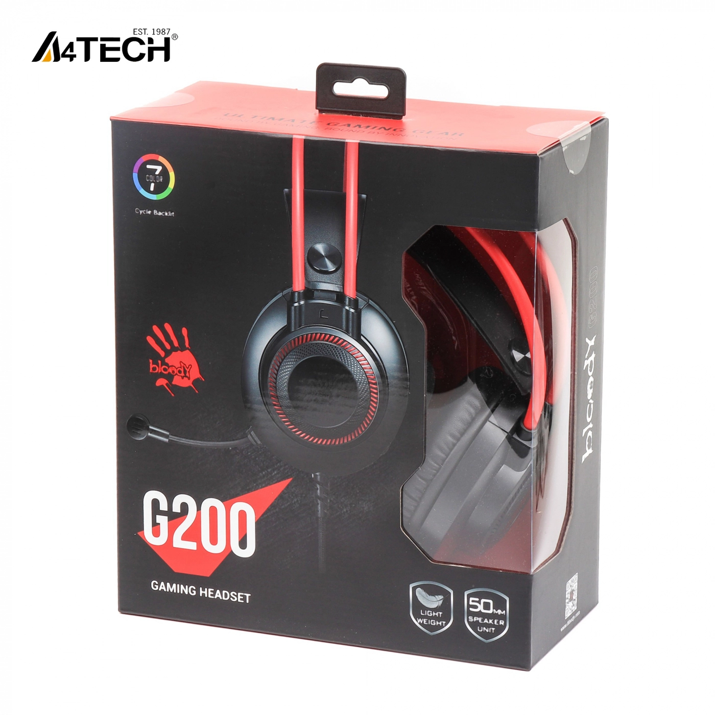 Купить Наушники A4Tech Bloody G200 Black/Red - цена в Киеве