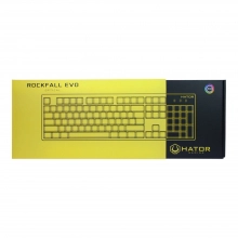 Купить Клавиатура HATOR Rockfall EVO Optical Kailh USB Black (HTK-610) - фото 8
