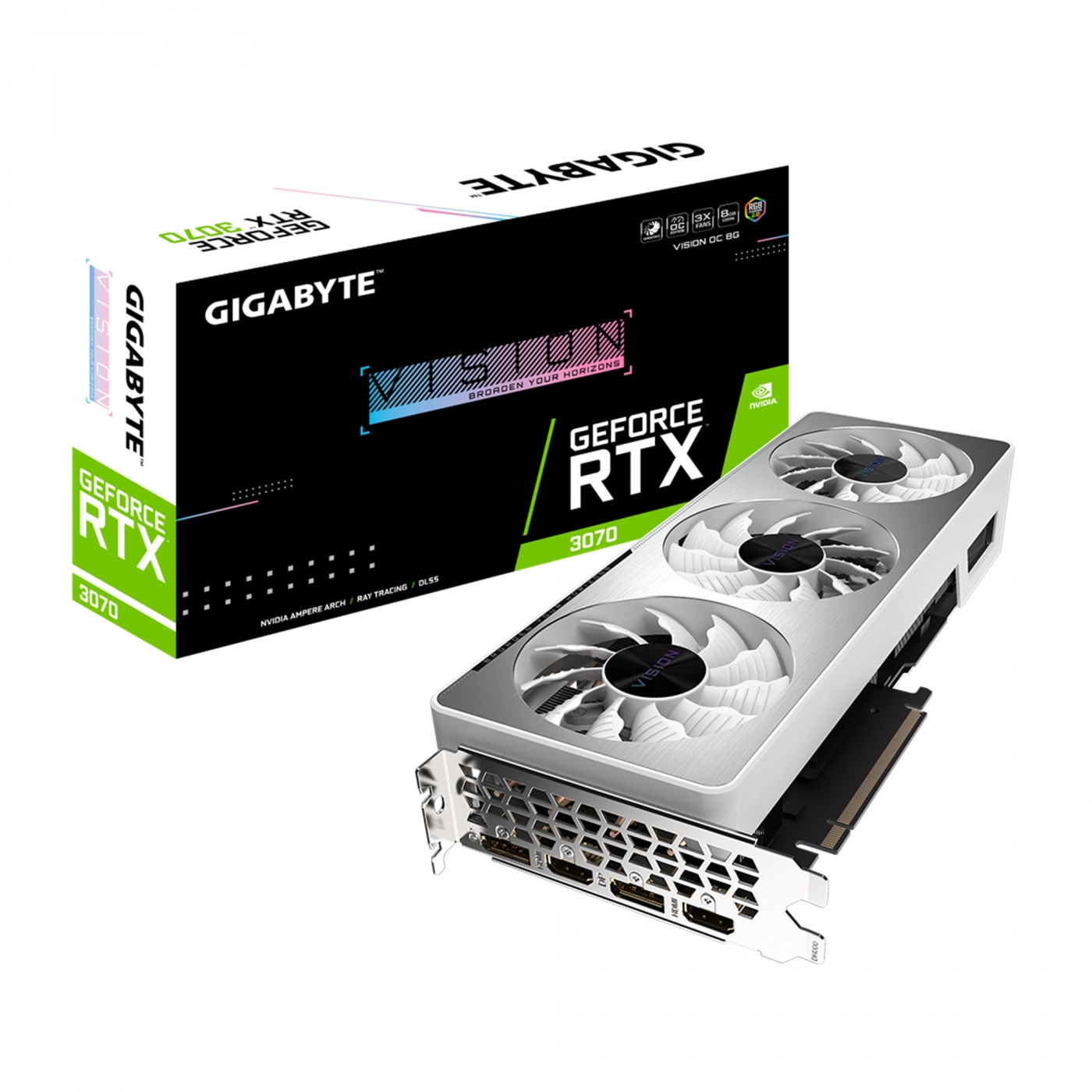Купить Видеокарта GIGABYTE GeForce RTX 3070 VISION OC 8G rev.2.0 - фото 8