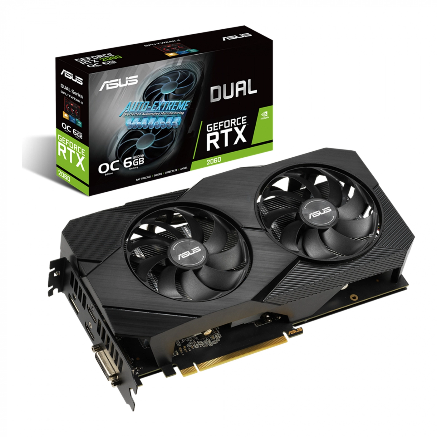 Купить Видеокарта ASUS GeForce DUAL RTX 2060 OC 6G EVO - фото 6